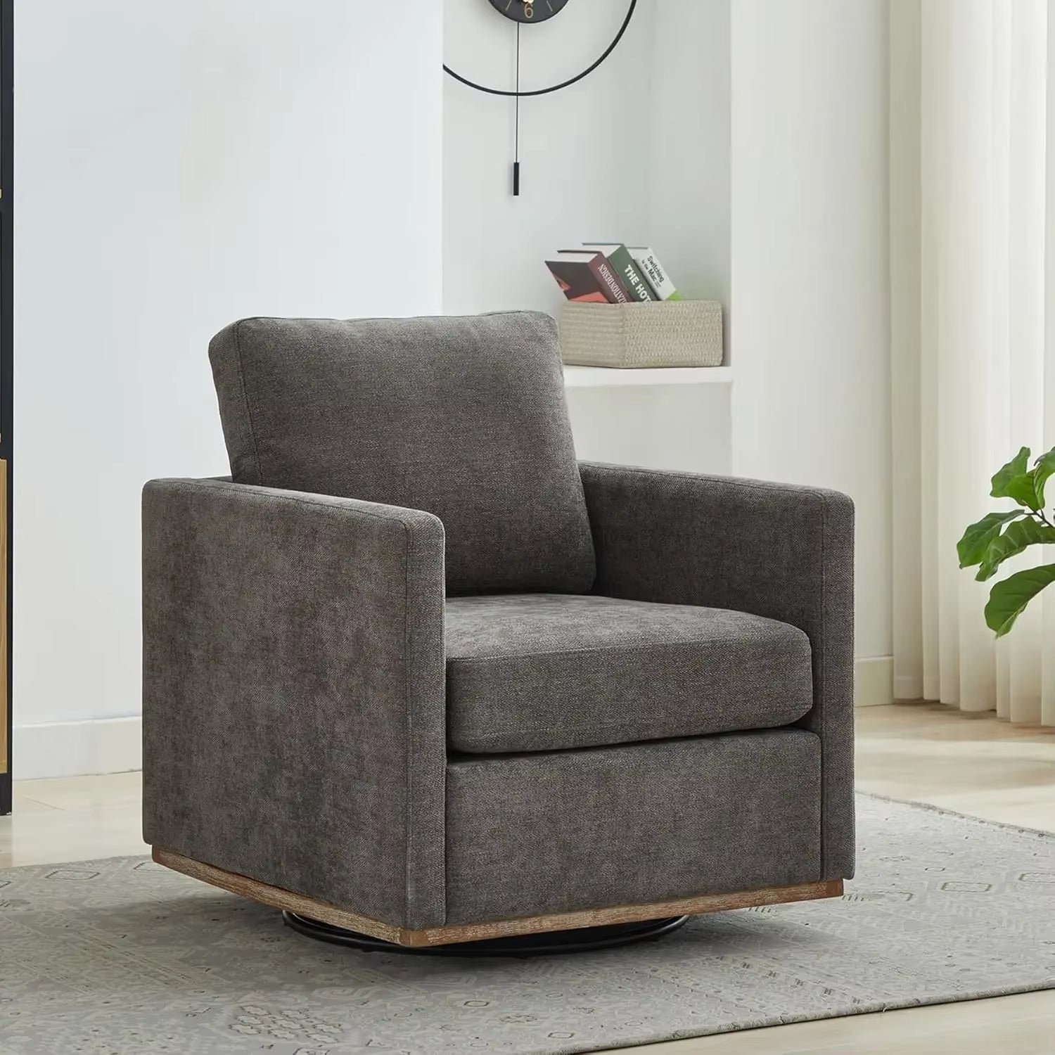 360° Swivel Barrel Chair for Living Room