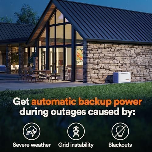 Generac Guardian 22kW Home Standby Generator with 200 Amp Transfer Switch, Durable All Aluminum, WiFi Enabled with G-Force Engine, Easy to Use, Whole House Power Backup, Smart Outage Solution – Bisque - Image 6